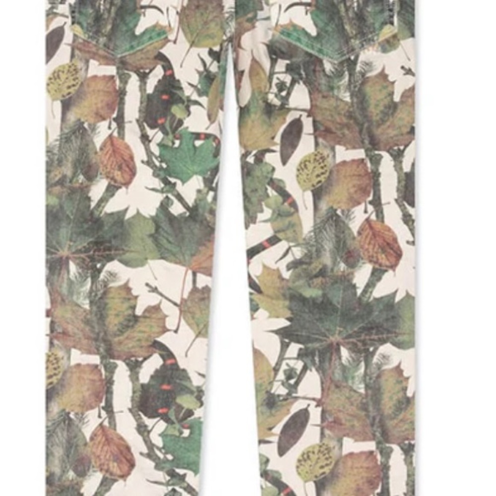 Leaf Print Pants - image 2